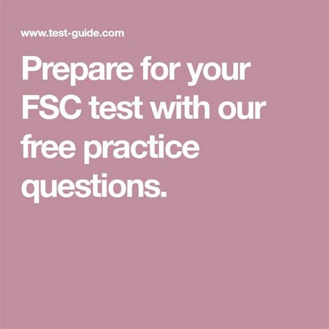 how hard is the fsc test|fsc practice test free.